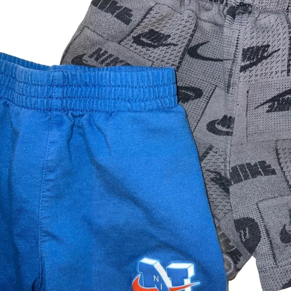 Nike Toddler Boys LOT OF TWO Cotton Blend Athletic Shorts Sz 3T - Picture 2 of 6